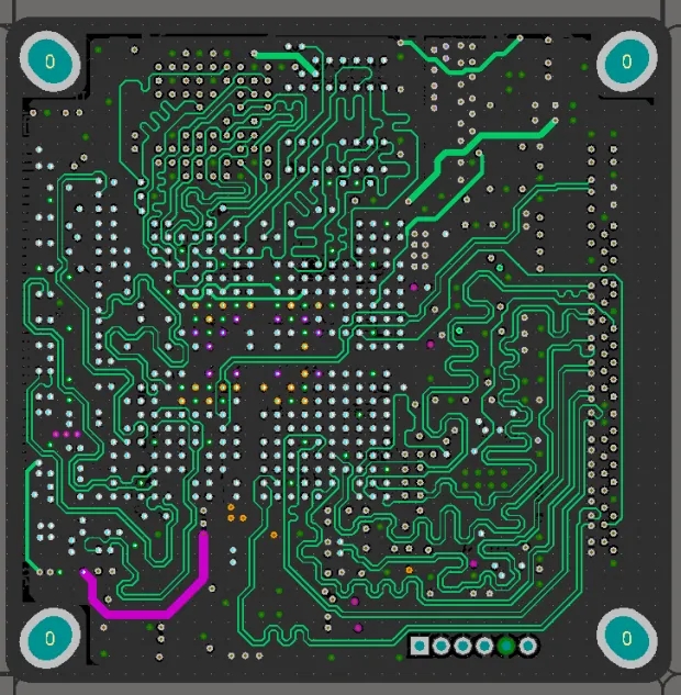 SMD parts changed to through hole solder paste