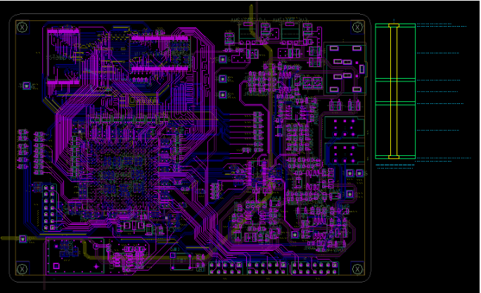 Look at the pcb resin plug hole and cover green oil