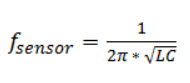 Formula for calculating oscillation frequency